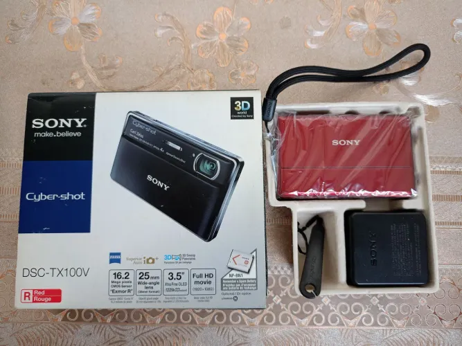Câmera Sony Cyber-shot DSC-TX100V - Defeito
