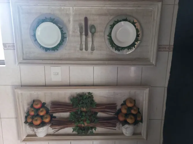 2 Quadros decorativos com tema de natureza