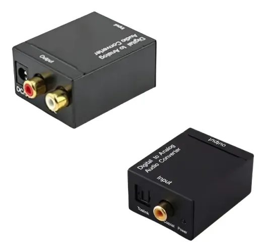 Conversor De Audio Digital Para Analógico Optico Para Tv e Home Theater Soundbar