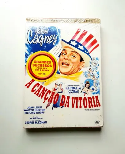 DVD DUPLO- A Canção da Vitória - James Cagney /ACIMA DO MUNDO E EXTRA LACRADO.S