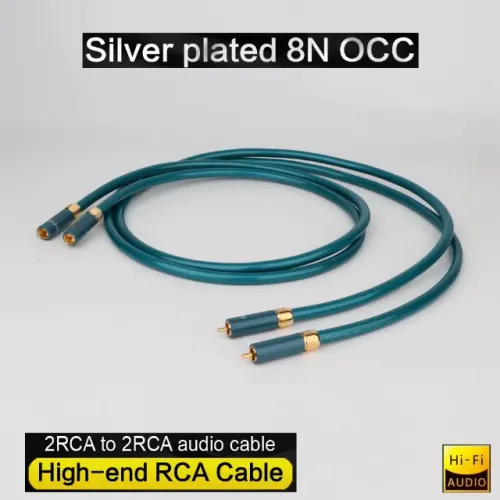 Par De Cabos Rca Ortofon Blindado 1m 100% Cobre High-end novos*