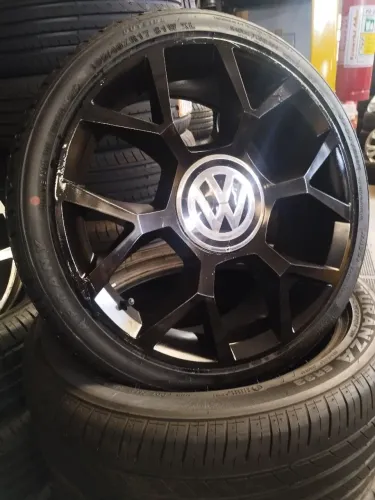 Rodas 17 UP+ Pneus 195/40/17 Novos 