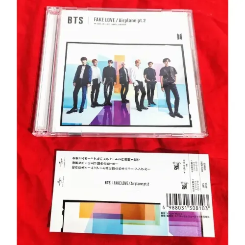 CD Single BTS FAKE LOVE / Airplane pt.2 - Edição Limitada A (CD+DVD)