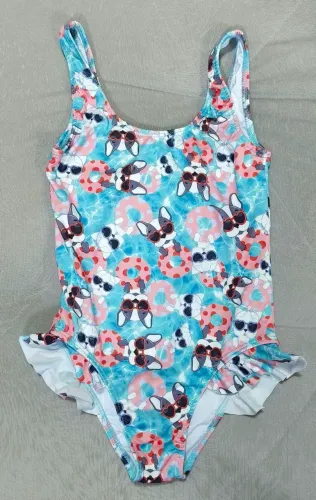 Maio infantil azul - buldogues 