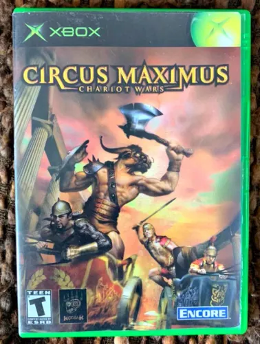 CIRCUS MAXIMUS CHARIOT WARS ORIGINAL XBOX COMPLETO COM MANUAL ACEITO OLX PAY
