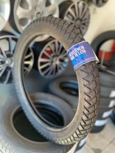 Pneu dianteiro XRE 90/90/19 marca Vipal (instalação gratuita)