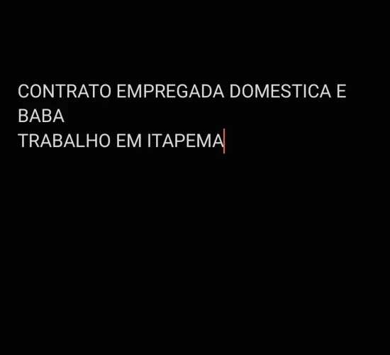 Empregada doméstica