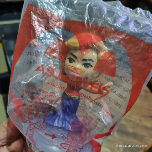 Action Figure Princesa Carol Marvel Studios. Coleção McDonalds