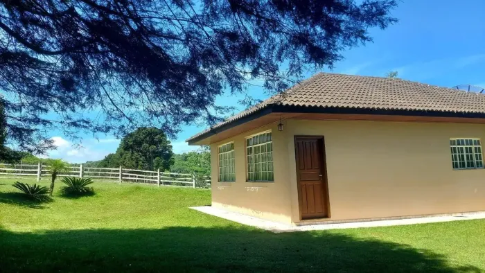Campo Largo, Jardim Florestal, chácara 22.088m², casa com varanda, lago, cercada, próximo 