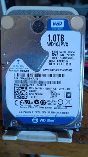 2 HD's 7200RPM 1TB Western Digital - WD10JPVX