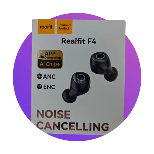 Fone de Ouvido Realfit F4 - Cancelamento de Ruído