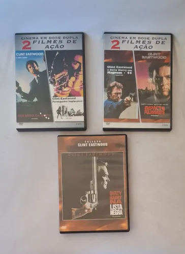 Coleção filmes Dirty Harry Clint Eastwood - 05 dvds original