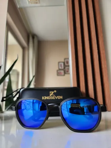 Óculos de sol Kingseven 791 Azul Espelhado NOVO 