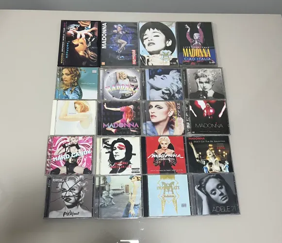 Madonna lote cds e dvds 