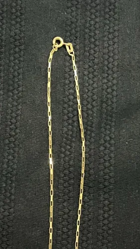 Corrente de ouro 18k 65cm 2.65g *unico dono*