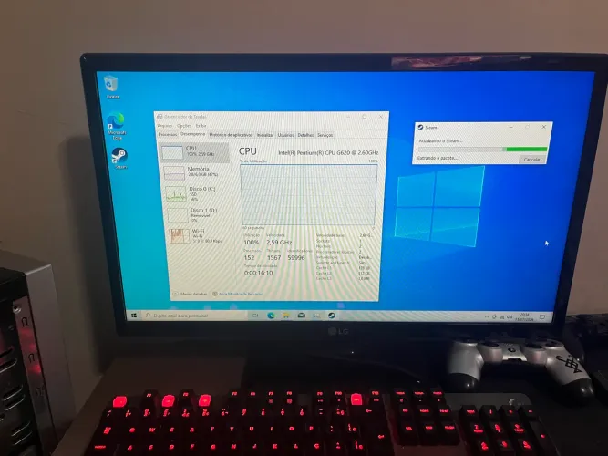Promoção , cpu para trabalho , com ssd e windows10 já instalado