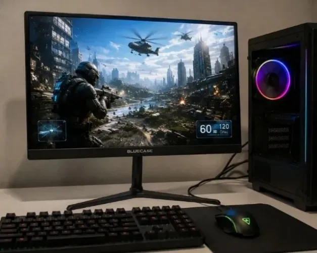 Monitor Gamer Bluecase 24.5´ BM254GW Full Hd 75hz Hdmi Vga (Novo c/ caixa aberta)