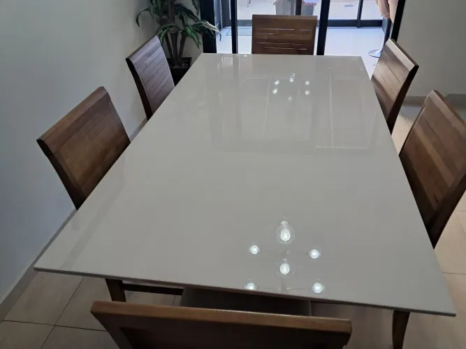 Mesa de Jantar 6 cadeira 1,00 x 1,80