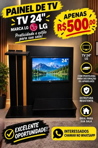Venda de tv LG 24" com painel