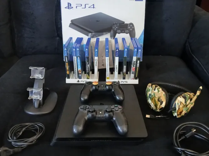 ! Playstation 4 Slim Preto 500Gb !