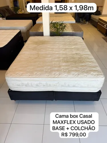 Cama Box Casal Maxflex USADO com ENTREGA
