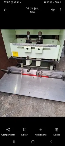 Furadeira para papel dois furos