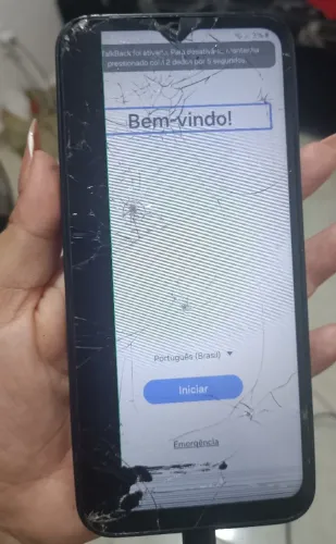 Samsung A14 tela quebrada