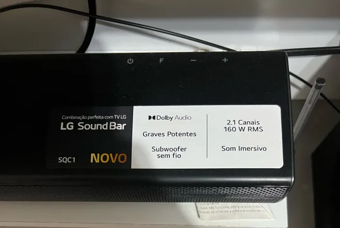SOUNDBAR LG com NOTA FISCAL