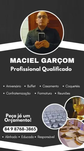 Precisando De Garçom pro seu evento é só chamar!!!