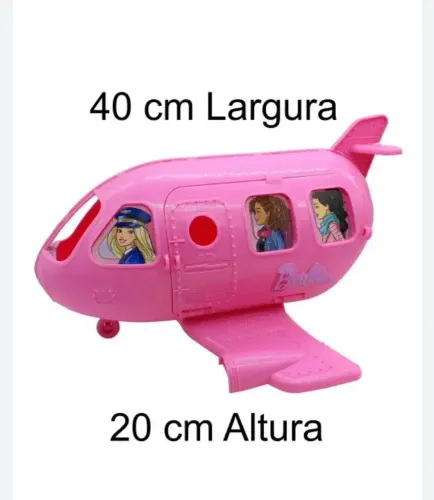 Avião de brinquedo Barbie Grendene 
