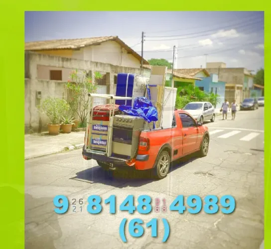 frete para asa sul, asa norte, taguatinga e águas claras disponíveis!