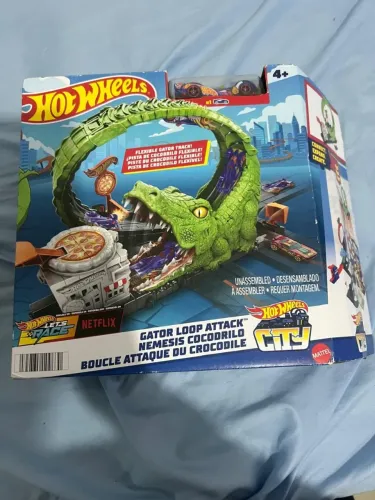 Hot Wheels City Pista Ataque do Crocodilo