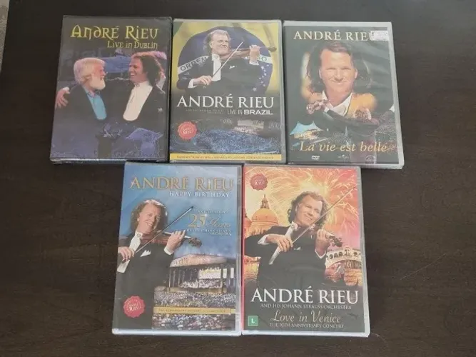 Coleção André Rieu. 16 Dvds + 4 Cds. Ótimo Estado!