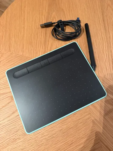 Mesa Digitalizadora Wacom Intuos Ctl4100w, Pequena, Bluetooth, Pistache