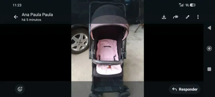 Carrinho de bebê Galzerano