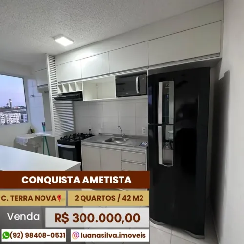 CONQUISTA AMETISTA -Imóvel para venda com 2 quartos em Colônia Terra Nova - Manaus - AM