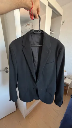 Blazer preto masculino Zara 