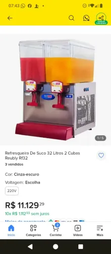 Refresqueira de suco
