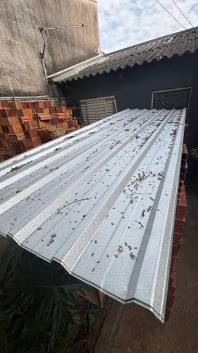 4 folhas Telha zinco com membrana 3,00x1,00