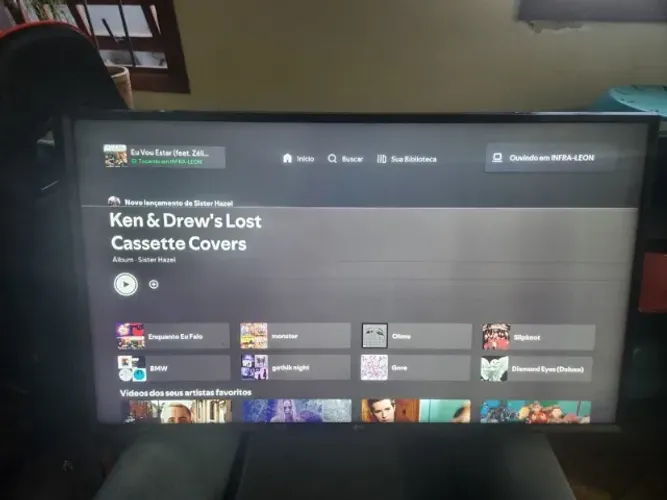 Smart TV LG 43" - Ultra HD 4K - Funcionando - Precisa Trocar Tela