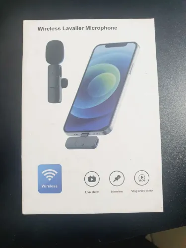 Microfone sem fio Iphone