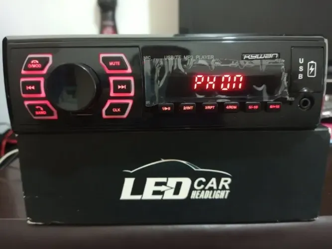 radio de carro toca pendriver bluethooth com controle