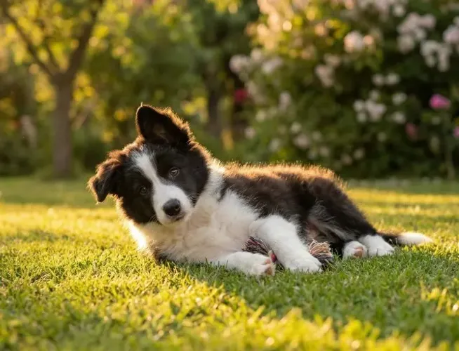 Border collie entrega rapida