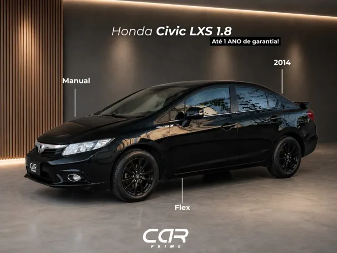 Honda Civic Sedan LXS 1.8/1.8 Flex 16V Mec. 4P 2014