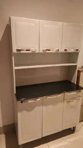 Kit De Cozinha Compacta Rose 105cm Em Aço Itatiaia Branco