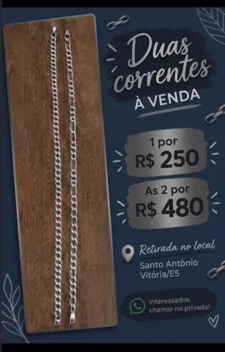 Cordão, masculino, prata.