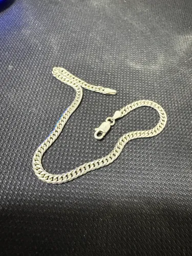 Pulseira elo duplo prata 925