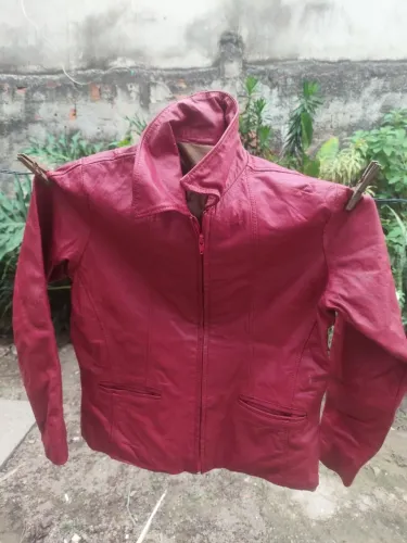 jáqueta de couro feminino
