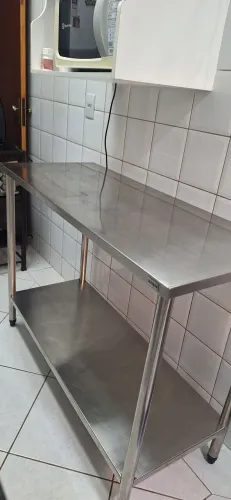 Mesa Inox Igainox Profissional 120x50cm