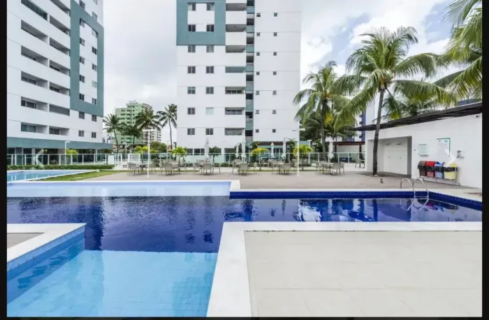 RC Aluga Apartamento Mobiliado no Bessa 15º Andar Nascente 3 Quartos 2 Suítes